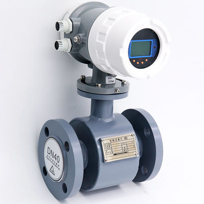 مقياس تدفق مياه الصرف الصحي بروتوكول هارت مع قطب كهربائي SS316L بشاشة رقمية