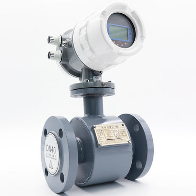 مقياس تدفق مياه الصرف الصحي بروتوكول هارت مع قطب كهربائي SS316L بشاشة رقمية