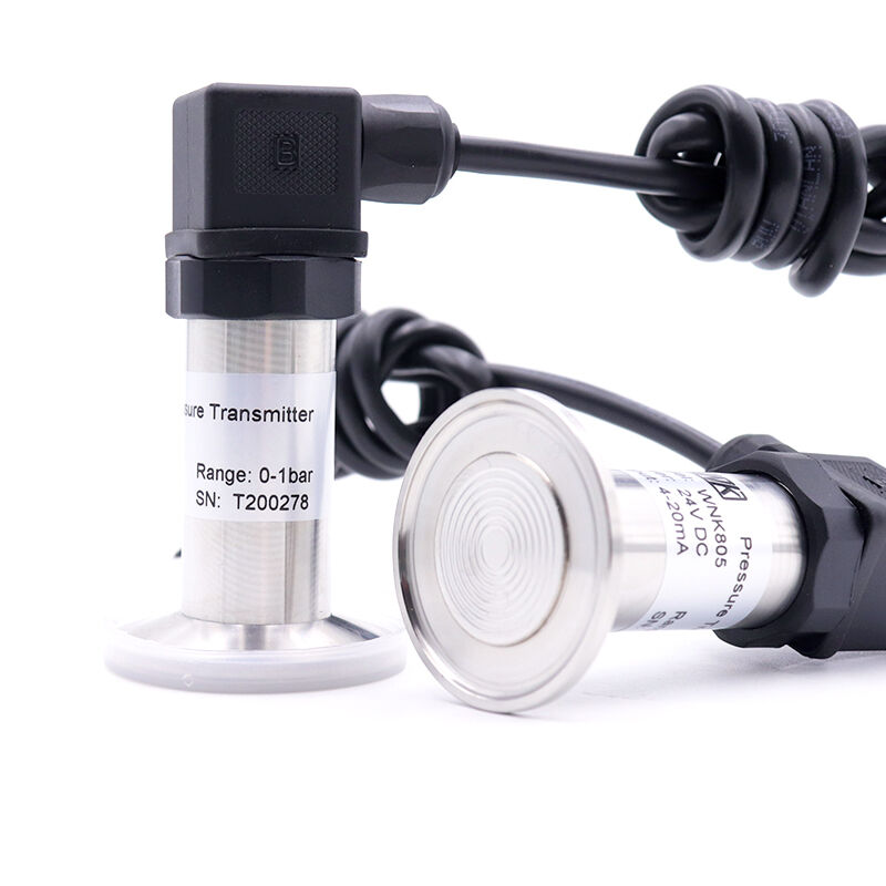 مستشعر ضغط غشاء التدفق الصحي للصناعات الغذائية والدوائية والصحية للمياه والسوائل والأطعمة والحليب والمشروبات الصحية