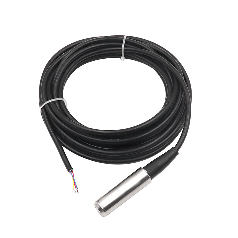 جهاز WNK الصناعي 4-20mA SS304/SS316L مستوى مستوى خزان السائل 0.5% دقة لمعالجة مياه الصرف الصحي الهيدروستاتيكية